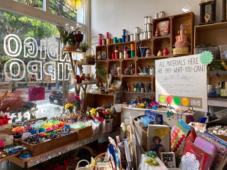 Art project: Creative reuse centers emerge as sustainable resource for crafty consumers